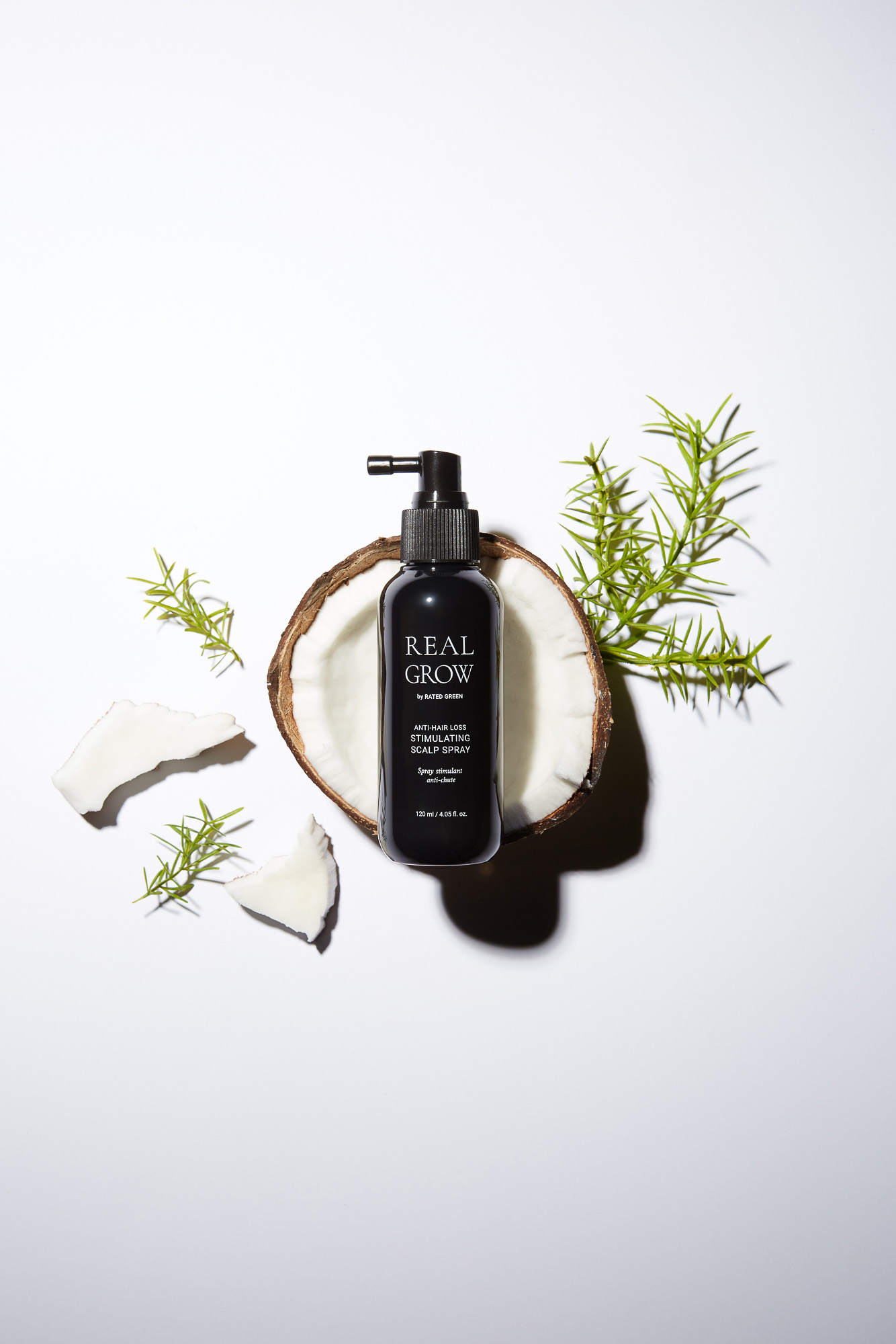 Cтимулюючий спрей від випадіння волосся Rated Green Real Grow Anti-Hair Loss Stimulating Scalp Spray